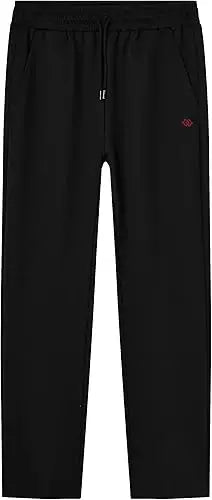 Men's Athletic 2-Piece Track Suit Printed Full-Zip Sweatshirt and Jogging Pants Casual Warm-Up Clothing