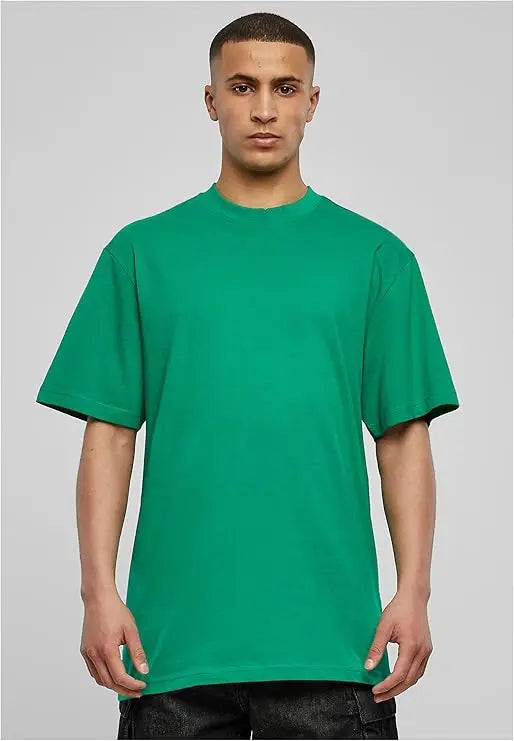 2024 Fall Premium Men's Sport T-shirt Round-Neck Short Sleeve Custom 100% Cotton Solid Color Customizable Design
