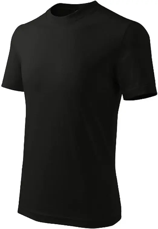 Unisex 100% Cotton Black T-Shirt Oversized Heavy Short Sleeves Drop Shoulder Fitness Crew Pattern O-Neck Men's Box T-Shirt