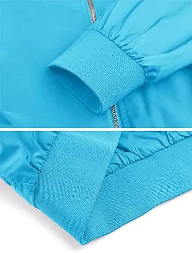 Men's Customizable Lightweight Canvas Windbreaker Jacket with Waterproof Zipper Closure 5 Pockets Windproof Zip-up Coats