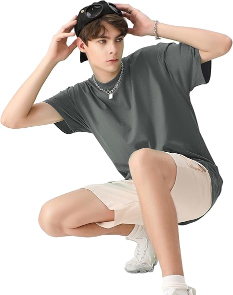 2024 fall round neck Custom Short Sleeve Men premium t-shirt sport T-shirt 100% Cotton solid color Men's T-shirt