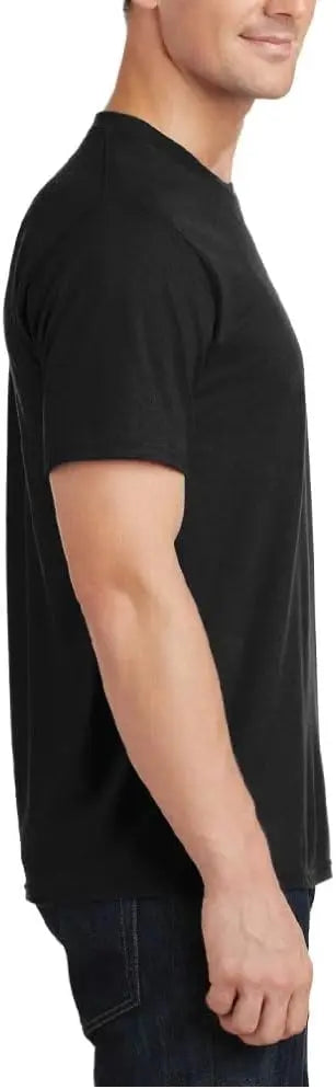 Unisex 100% Cotton Black T-Shirt Oversized Heavy Short Sleeves Drop Shoulder Fitness Crew Pattern O-Neck Men's Box T-Shirt
